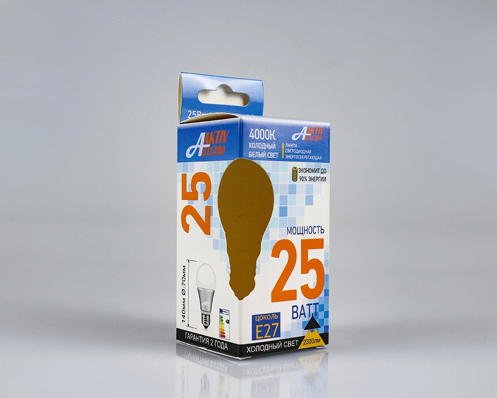 Customized Printing LED Energy-Saving Bulb Electrical Packaging Box
