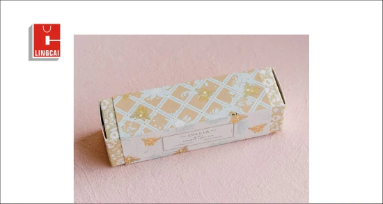 Caixa de papel cosmético caixa de embalagem de papel para presente para cuidados com a pele loção perfumada cosmética