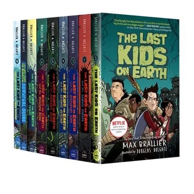 9 Livros/Set As últimas crianças na Terra Livro ilustrado infantil da Netflix