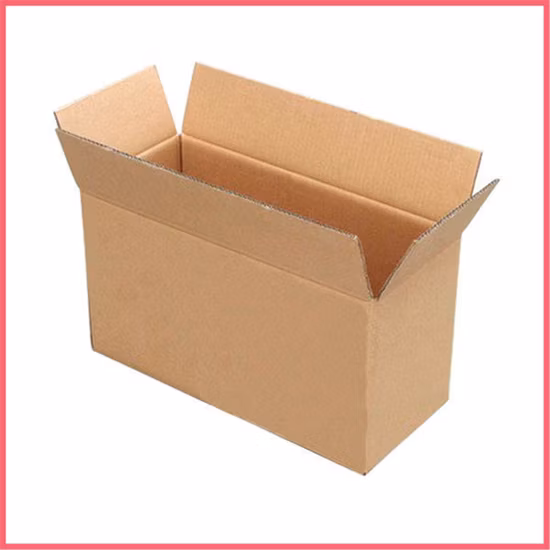 Papel kraft marrom ondulado personalizado para uso doméstico, utensílios de cozinha, forno de microondas, panela de pressão elétrica, embalagem em movimento, embalagem, caixa de papelão